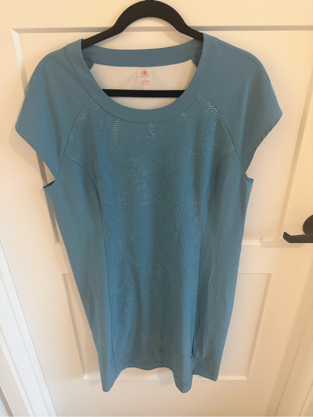 Krimson Klover Laser Cut Athletic Dress Women’s Large Blue Recycled Polyester